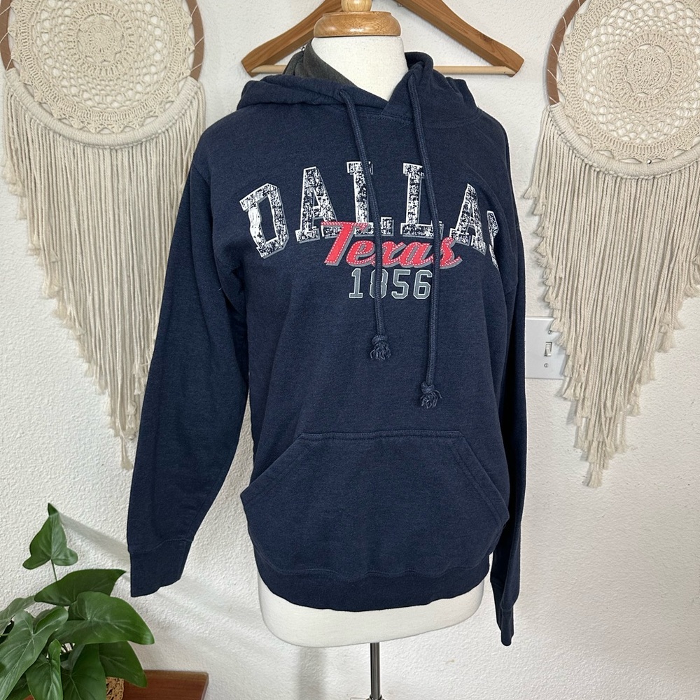 Point Sportswear Navy Blue Dallas 1856 Graphic Sweatshirt M